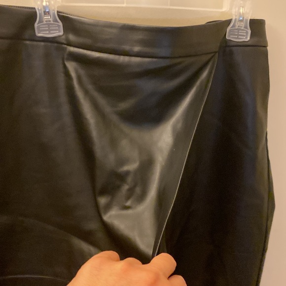 Faux leather skirt. - Picture 2 of 4
